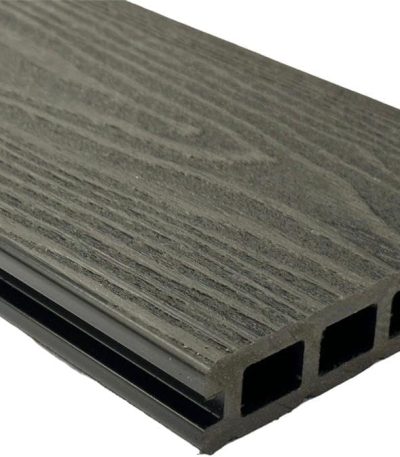 Black Woodgrain Board 4.8m – Durable Outdoor Decking